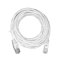 Патч-корд UTP4 cat 5e 3,0м ВС LSZH белый литой коннектор Netko Optima