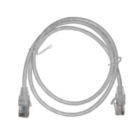 Патч-корд UTP4 cat 5e 1,0м ВС LSZH белый литой коннектор Netko Optima