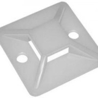 Площадка самоклеющаяся для крепления стяжек 20мм*20мм (для стяжек шириной 5мм) Netko Optima (упак.100 шт) “SB”