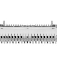 Плинт LSA Profil  размыкаемый ABS 10 пар медные контакты универсальный нумерация (1-0) бело-серый Netko Optima “SB”