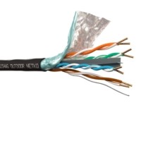 Кабель F/UTP4 (FTP4) cat.6 4 пары 23 AWG BC одножильный экранированный с крестовиной для наружных работ 305м FLUKE TEST Netko Expert