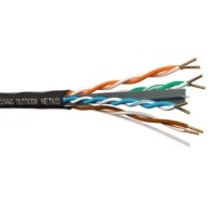 Кабель U/UTP4 cat.6 4 пары 23 AWG BC одножильный 305м с крестовиной для наружных работ FLUKE TEST Netko Expert