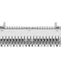 Плинт LSA Profil  размыкаемый ABS 10 пар металлические контакты универсальный нумерация (0-9) бело-серый Netko Optima “SB”