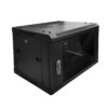 Шкаф настенный 15U серия WMA (Wall Maestro) (600х600х768) передняя дверь стекло разборный черный Netko