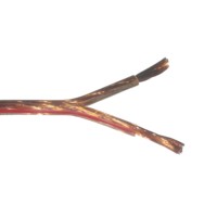 Кабель акустический 2*2.5мм2 (3*47*0.15мм) CCA 100м пластиковая катушка прозрачный Netko Optima