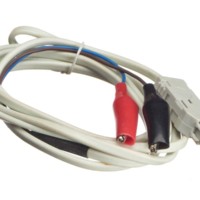 Шнур тестовый с зажимами двухполюсный 1,5м Netko Optima