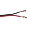 Кабель акустический 2*0.75мм2 (42*0.15мм) CCA 100м пластиковая катушка черный/красный Netko Optima