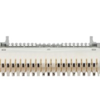 Плинт LSA Profil размыкаемый ABS 10 пар медные контакты универсальный нумерация (0-9) бело-серый Netko Optima