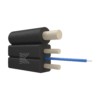 КОС-ДР-3-1хG.657.А 1-нг(А)-HF Кабель оптический FTTH с внешним силовым элементом из стеклопрутка 1 волокно G.657.A1,усилен стеклопрутками нг(А)-HF Koscab