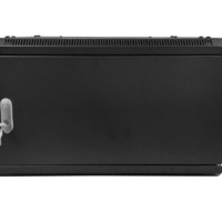 Шкаф настенный 4U серия WMA (Wall Maestro) (600х450х280) разборный передняя дверь металл черный Netko “А”