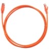 Патч-корд UTP4 cat.6 2.0м литой коннектор LSZH оранжевый Netko CKC
