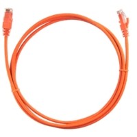 Патч-корд UTP4 cat.6 2.0м литой коннектор LSZH оранжевый Netko CKC