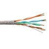 Кабель U/UTP4 cat.5e 4 пары 24 AWG BC 305м нг(А)-HF LSZH - малодымный не содержащий галогенов; серый; одножильный FLUKE TEST Netko Expert СКС