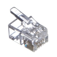 Коннектор RJ9 (4p4c) для телефонных трубок (нож с 2-мя зубцами) 100шт. Netko Optima