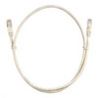 Патч-корд FTP4 cat.6 1.0м литой коннектор серый Netko CKC