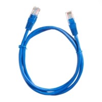 Патч-корд UTP4 cat 5e 1,0м ВС LSZH синий литой коннектор Technolink