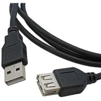 Кабель шт.USB A- гн.USB A 1.1 (3,0м) черный блистер Netko
