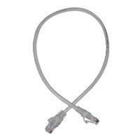 Патч-корд UTP4 cat 5е 0,5м ВС LSZH серый литой коннектор Netko Optima (упак 10)