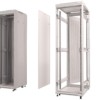 Шкаф напольный 42U серия Expert (600х600х2050) напольный БЕЗ ПЕРЕДНЕЙ ДВЕРИ серый разобранный Netko (упакован в 3 коробки)
