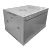 Шкаф настенный 12U серия WMA (Wall Maestro) (600х600х635) передняя дверь металл разборный серый Netko  "А"