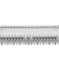 Плинт ТК размык. ABS 10 пар медь нумерация (0-9) бело-серый Netko Optima