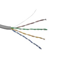 Кабель Skynet Premium UTP4 cat.5е, одножильный, 305м, Cu, Проходит Fluke тест, нг-LSZH, серый