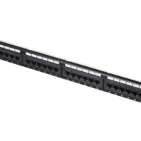 Патч-панель UTP 19″ 24 порта RJ45 cat.6 1U Dual Type Netko Expert CKC