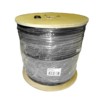 Кабель Skynet Premium FTP4 cat.5е, одножильный, 305м, Cu, Проходит Fluke тест, для наружных работ, с тросом, черный