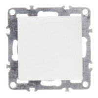 Выключатель одноклавишный встраиваемый в рамку 10A пластик IP20 цвет белый Netko Optima Electric
