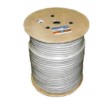 Кабель коаксиальный RG213 50 Ом (CU оплетка 144 нити CU) белый (100м) Netko Optima