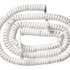 Шнур телефонный витой (4р4с) 7,5 метра / белый Netko Optima