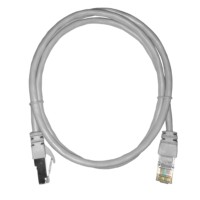 Патч-корд FTP4 cat.5е 1.0м BC LSZH серый литой коннектор Netko Optima