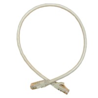 Патч-корд UTP4 cat.6a 3.0м,литой коннектор серый Netko CKC