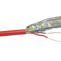 Кабель сигнальный Netko экранированный КПСЭнг (А) – FRLS 2*2*0.75мм2 (1.0мм) 200м красный