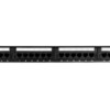Патч-панель UTP 19″ 24 порта RJ45 cat.5е 1U Dual type Netko Optima