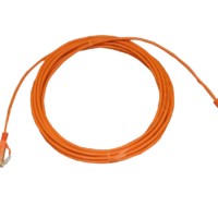 Патч-корд UTP4 cat.6 5.0м литой коннектор LSZH оранжевый Netko CKC