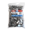 Коннектор RJ45 (8p8c) cat.5е со сквозным отверстием (сквозной) EZNetko plug экранированный для одножильного и многожильного кабеля (нож с 2-мя зубцами) 100шт Netko Optima