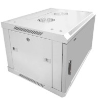 Шкаф настенный 6U серия WMA (Wall Maestro) (600х450х370) передняя металлическая дверь разборный серый Netko “А”