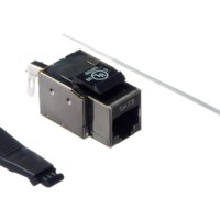 Модуль Keystone экранированный RJ45 cat.6, 90° без инструмента KE металлик Netko СКС