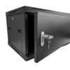 Шкаф настенный 9U серия WMA (Wall Maestro) (600х600х500) передняя дверь металл разборный черный  Netko  "А"