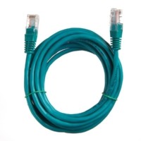 Патч-корд UTP4 cat 5e 3,0м ВС зеленый литой коннектор Technolink