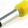 Штыревой втулочный кабельный наконечник E 6012 (НШВИ F=12мм) 6мм2 изолированный желтый 100шт. Netko Optima