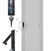 Дверь для шкафа серии Expert 18U Ширина 600 металлическая с перфорацией серая Netko