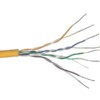 Кабель UTP4 cat.5е одножильный 305м Cu нг(А)-HF LSZH - малодымный не содержащий галогенов Проходит Fluke тест оранжевый Netko Optima Silver