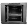 Шкаф настенный 12U серия WMA (Wall Maestro) (600х600х635) передняя дверь стекло разборный черный Netko  "А"