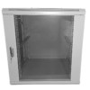 Шкаф настенный 12U серия WMA (Wall Maestro) (600х600х635) передняя дверь стекло собранный серый Netko  "А"