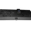 Блок вентиляторов 2 шт для серий Expert Optima глубиной 600/800/1000 с кабелем термостатом Netko черный"А"