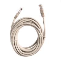 Патч-корд “C” UTP4 cat.5е 5.0м CCA LSZH серый литой коннектор Technolink