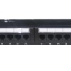 Патч-панель UTP 19″ 24 порта RJ45 cat.5е 1U 110 Type Netko Optima “L”