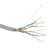 Кабель UTP4 cat.5е одножильный 305м Cu Проходит Fluke тест серый Netko Optima Silver